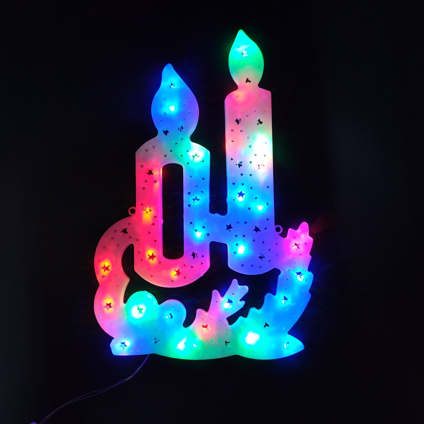 White Plastic Motif Lights