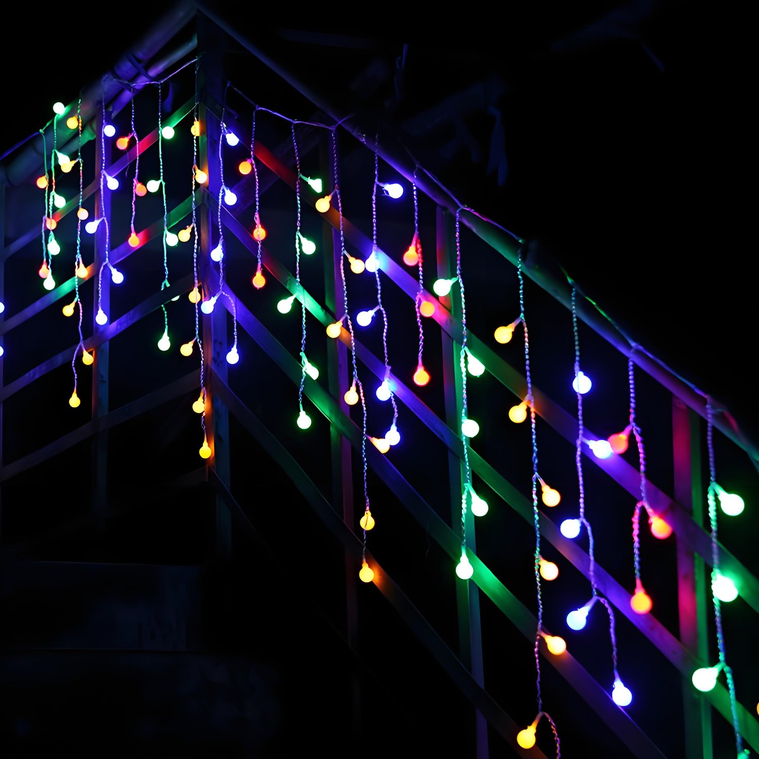 Icicle Curtain LED Lights