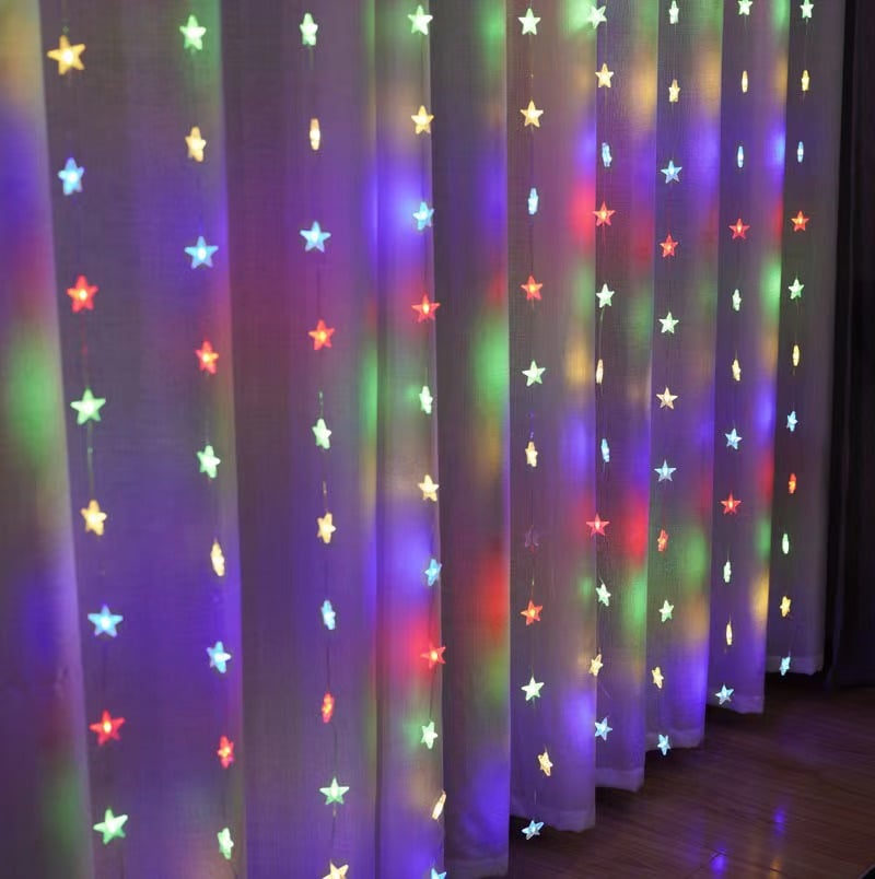 Icicle Curtain LED Lights